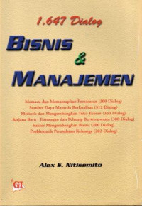 1.647  dialog Bisnis dan manajemen