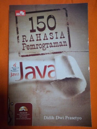 Image of 150 RAHASIA PEMROGRAMAN  JAVA