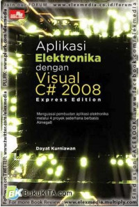 Image of APLIKASI ELEKTRONIKA  DENGAN VISUAL C# 2008