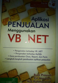 APLIKASI PENJUALAN MENGGUNAKAN VB. NET