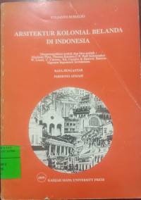 ARSITEKTUR KOLONIAL BELANDA DI INDONESIA