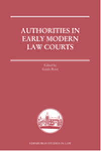 Authorities in early modern law courts