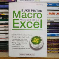 Image of BUKU PINTAR MACRO MICSOFT OFFLICE EXCEL