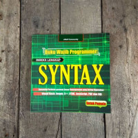 BUKU WAJIB PROGRAMMER INDEK LENKAP SYNTAX