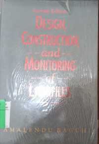 Image of DESIGN CONSTRUCTION and MONITORING OF LANDFILLS