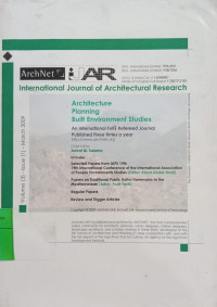 International Journal of Architectural Research