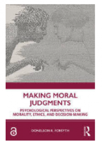 Image of MAKING MORAL JUDGMENTS