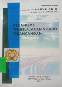 Mekanisme Pembelajaran Studio Perancangan