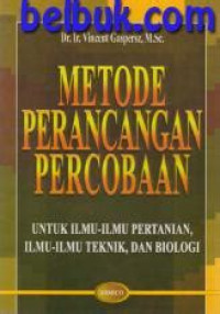 Metode Perancangan Percobaan