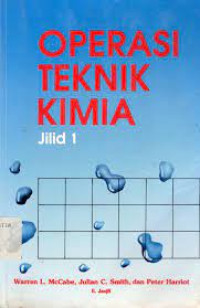 Operasi teknik kimia, jilid 1