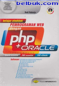 PEMROGRAMAN WEB DENGAN PHP +ORACLE