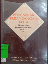 PENGANTAR PERANCANGAN KOTA