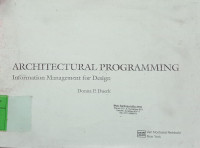 Image of Architectural Programing Information Management for Design